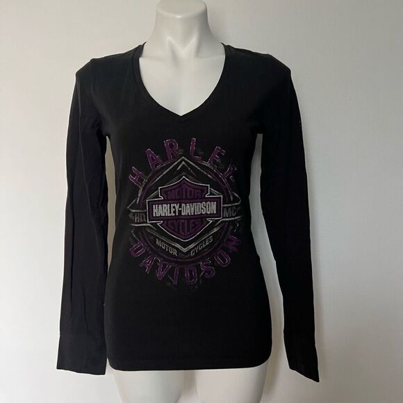 Harley-Davidson Tops - Harley Davidson Bahamas Long sleeve logo top